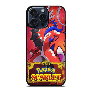 POKEMON SCARLET iPhone 15 Pro Max Case Cover POKEMON SCARLET iPhone 15 Pro Max Case Cover