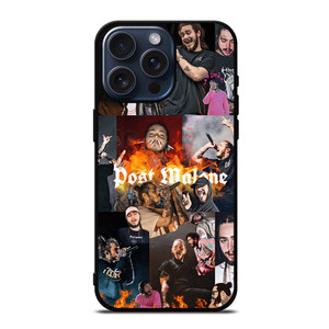 POST MALONE COLLAGE iPhone 15 Pro Max Case Cover POST MALONE COLLAGE iPhone 15 Pro Max Case Cover