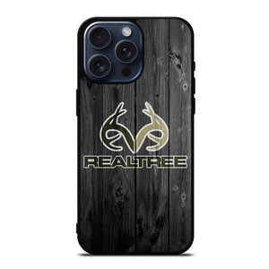 REALTREE WOODEN LOGO iPhone 15 Pro Max Case Cover REALTREE WOODEN LOGO iPhone 15 Pro Max Case Cover