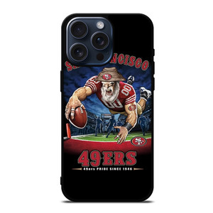 SAN FRANCISCO 49ERS NFL MASCOT iPhone 15 Pro Max Case Cover SAN FRANCISCO 49ERS NFL MASCOT iPhone 15 Pro Max Case Cover