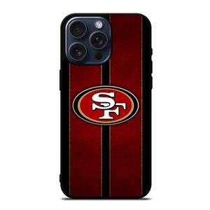 SAN FRANCISCO 49ERS NFL METAL STRIPE iPhone 15 Pro Max Case Cover