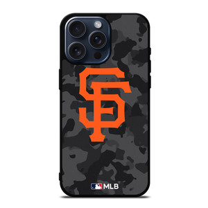 SAN FRANCISCO GIANTS BASEBALL BLACK CAMO iPhone 15 Pro Max Case Cover SAN FRANCISCO GIANTS BASEBALL BLACK CAMO iPhone 15 Pro Max Case Cover