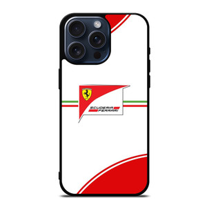 SCUDERIA FERRARI FORMULA ONE F1 RACING 3 iPhone 15 Pro Max Case Cover