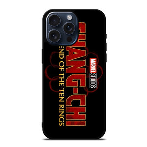 SHANG CHI AND THE LEGEND OF THE TEN RINGS MARVEL LOGO iPhone 15 Pro Max Case Cover