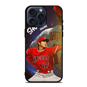 SHOHEI OHTANI LOS ANGELES ANGELS BASEBALL iPhone 15 Pro Max Case Cover SHOHEI OHTANI LOS ANGELES ANGELS BASEBALL iPhone 15 Pro Max Case Cover