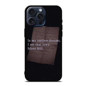 SILENT HILL GAMES LETTER iPhone 15 Pro Max Case Cover
