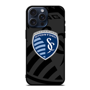 SPORTING KANSAS CITY MLS BLACK iPhone 15 Pro Max Case Cover