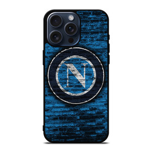 SSC NAPOLI TEXTURED LOGO iPhone 15 Pro Max Case Cover