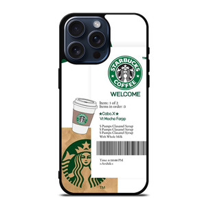 STARBUCKS COFFEE BILLS iPhone 15 Pro Max Case Cover STARBUCKS COFFEE BILLS iPhone 15 Pro Max Case Cover