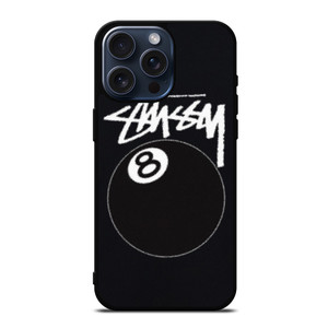 STUSSY FUZZY 8 BALL POOL iPhone 15 Pro Max Case Cover