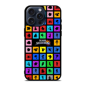 SUPER SMASH BROS COLLAGE iPhone 15 Pro Max Case Cover