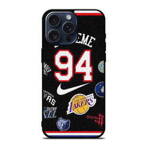 SUPREME NIKE NBA BASKETBALL iPhone 15 Pro Max Case Cover