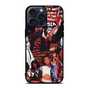 SZA SINGER COLLAGE iPhone 15 Pro Max Case Cover