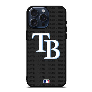 TAMPA BAY RAYS BASEBALL BLACK iPhone 15 Pro Max Case Cover