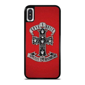 GUNS N ROSES ROCK BAND RED iPhone X / XS Case Cover