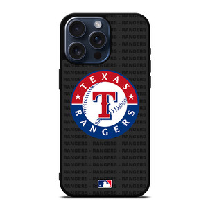TEXAS RANGERS BASEBALL BLACK iPhone 15 Pro Max Case Cover