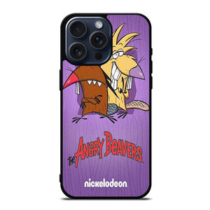 THE ANGRY BEAVERS NICKLODEON CARTOON iPhone 15 Pro Max Case Cover THE ANGRY BEAVERS NICKLODEON CARTOON iPhone 15 Pro Max Case Cover