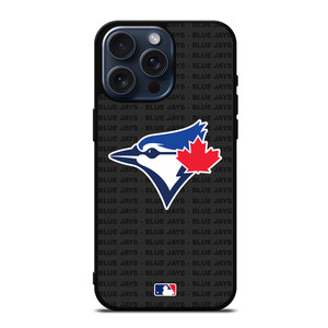 TORONTO BLUE JAYS BASEBALL BLACK iPhone 15 Pro Max Case Cover