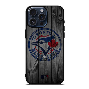 TORONTO BLUE JAYS BASEBALL MLB WOOD LOGO iPhone 15 Pro Max Case Cover