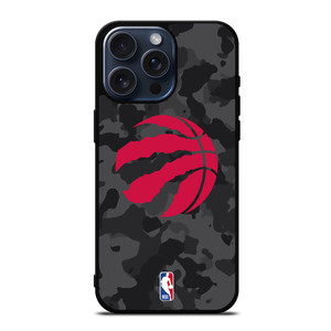 TORONTO RAPTORS BLACK CAMO iPhone 15 Pro Max Case Cover