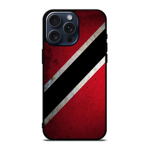 TRINIDAD AND TOBAGO TEXTURED FLAG iPhone 15 Pro Max Case Cover