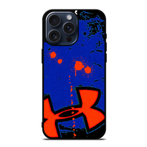 UNDER ARMOUR ORANGE BLUE LOGO iPhone 15 Pro Max Case Cover UNDER ARMOUR ORANGE BLUE LOGO iPhone 15 Pro Max Case Cover