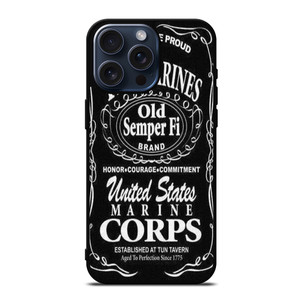 UNITED STATES US MARINE CORPS iPhone 15 Pro Max Case Cover