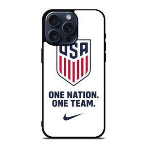 UNITED STATES USMNT SOCCER NIKE iPhone 15 Pro Max Case Cover UNITED STATES USMNT SOCCER NIKE iPhone 15 Pro Max Case Cover