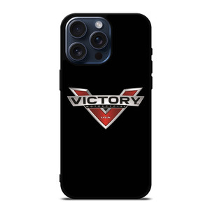 VICTORY MOTORCYCLES USA BLACK iPhone 15 Pro Max Case Cover