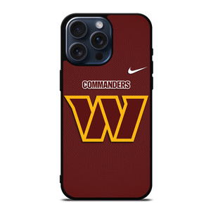 WASHINGTON COMMANDERS NFL FOOTBALL NIKE iPhone 15 Pro Max Case Cover