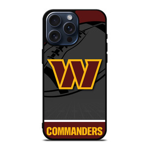 WASHINGTON COMMANDERS NFL TEAM iPhone 15 Pro Max Case Cover