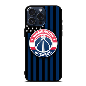 WASHINGTON WIZARDS NBA USA FLAG iPhone 15 Pro Max Case Cover
