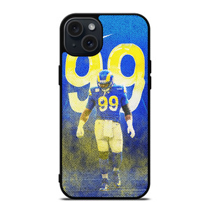AARON DONALD 99 LOS ANGELES RAMS NFL FOOTBALL iPhone 15 Plus Case Cover AARON DONALD 99 LOS ANGELES RAMS NFL FOOTBALL iPhone 15 Plus Case Cover