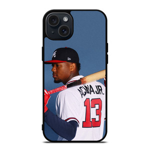 ACUNA JR ATLANTA BRAVES BASEBALL iPhone 15 Plus Case Cover ACUNA JR ATLANTA BRAVES BASEBALL iPhone 15 Plus Case Cover