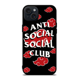 AKATSUKI ANTI SOCIAL SOCIAL CLUB iPhone 15 Plus Case Cover