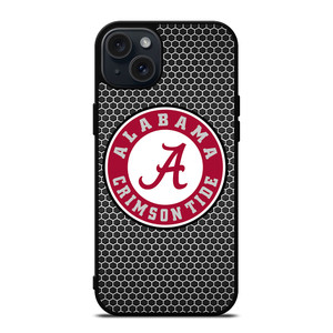 ALABAMA CRIMSON TIDE FOOTBALL METAL iPhone 15 Plus Case Cover