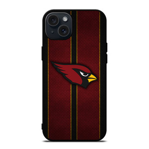 ARIZONA CARDINALS NFL METAL STRIPE iPhone 15 Plus Case Cover