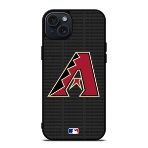 ARIZONA DIAMONDBACKS BASEBALL BLACK iPhone 15 Plus Case Cover