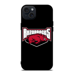 ARKANSAS RAZORBACKS FOOTBALL LOGO 2 iPhone 15 Plus Case Cover ARKANSAS RAZORBACKS FOOTBALL LOGO 2 iPhone 15 Plus Case Cover