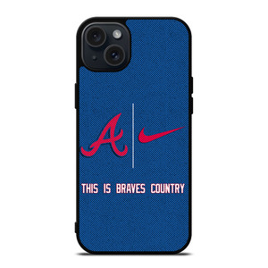 ATLANTA BRAVES NIKE MLB BASEBALL iPhone 15 Plus Case Cover ATLANTA BRAVES NIKE MLB BASEBALL iPhone 15 Plus Case Cover
