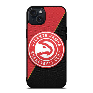ATLANTA HAWKS NBA BASKETBALL LOGO iPhone 15 Plus Case Cover