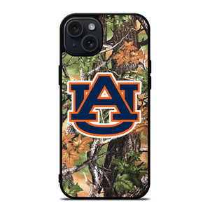AUBURN TIGERS CAMO LEAF iPhone 15 Plus Case Cover AUBURN TIGERS CAMO LEAF iPhone 15 Plus Case Cover