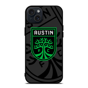 AUSTIN FC MLS BLACK iPhone 15 Plus Case Cover AUSTIN FC MLS BLACK iPhone 15 Plus Case Cover