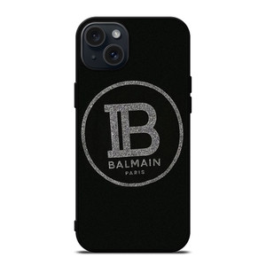 BALMAIN PARIS LOGO iPhone 15 Plus Case Cover