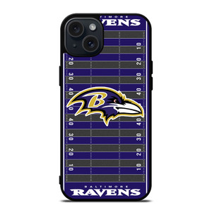 BALTIMORE RAVENS FOOTBALL FIELD iPhone 15 Plus Case Cover