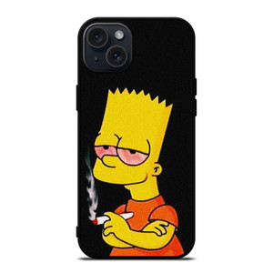 BART SIMPSONS WEEDS CIGARATTE iPhone 15 Plus Case Cover