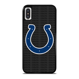 INDIANAPOLIS COLTS FOOTBALL TEXT iPhone X / XS Case Cover