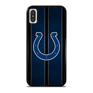 INDIANAPOLIS COLTS NFL METAL STRIPE iPhone X / XS Case Cover