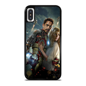 IRON MAN TONY STARK AND PEPPER iPhone X / XS Case Cover