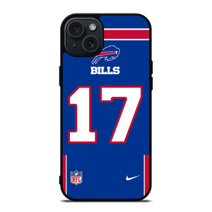 BUFFALO BILLS JOSH ALLEN 17 NFL NIKE iPhone 15 Plus Case Cover